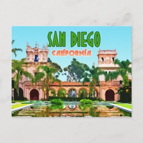 San Diego Balboa Park California Vintage Postcard