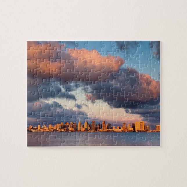San Diego Bay City Skyline Jigsaw Puzzle (Horizontal)