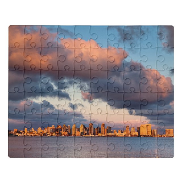 San Diego Bay City Skyline Jigsaw Puzzle (Puzzle Horizontal)