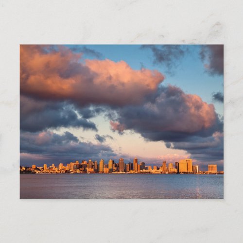 San Diego Bay City Skyline Postcard