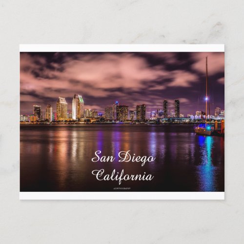 San Diego Bay Post Card