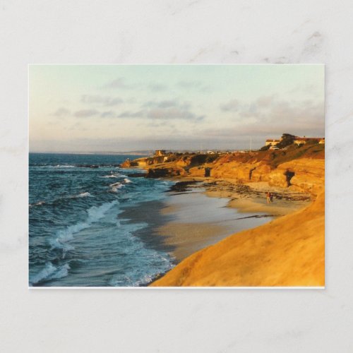 San Diego Beach photo postcard