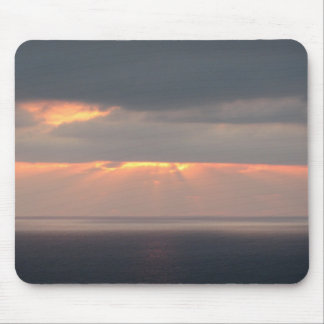 San Diego Beach Sunset Mouse Pad
