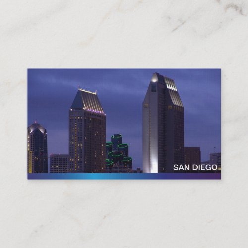 San Diego Business Card Photo