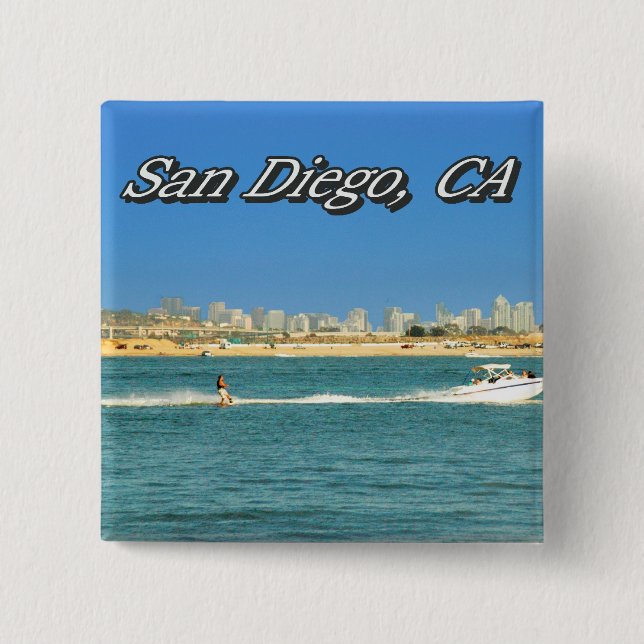 San Diego Button (Front)