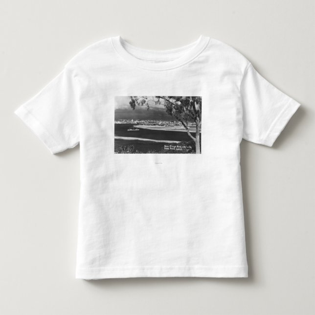 San Diego, CA Bay and City from Point Loma Toddler T-shirt (Front)