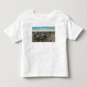 San Diego, CA - Bird's Eye View of Downtown Toddler T-shirt