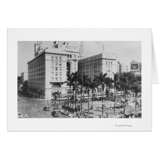 San Diego, CA City View of US Grant Hotel (Front Horizontal)