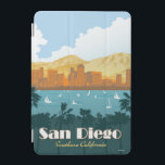 San Diego, CA iPad Mini Cover<br><div class="desc">Anderson Design Group is an award-winning illustration and design firm in Nashville,  Tennessee. Founder Joel Anderson directs a team of talented artists to create original poster art that looks like classic vintage advertising prints from the 1920s to the 1960s.</div>