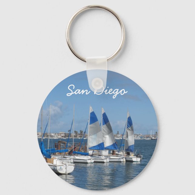 San Diego, CA Keychain (Front)