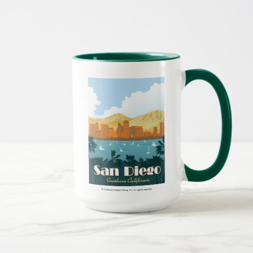 San Diego CA Mug