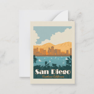 San Diego, CA Note Card