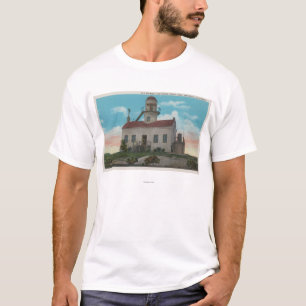 San Diego, CA - Old Spanish Lighthouse at T-Shirt
