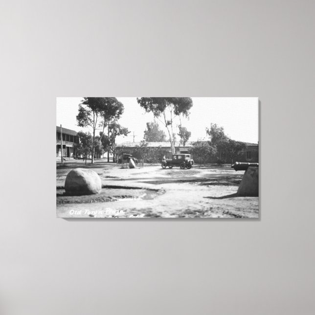 San Diego, CA Old Town Plaza View Photograph Canvas Print (Front)