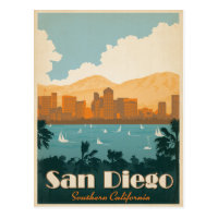 San Diego, CA Postcard