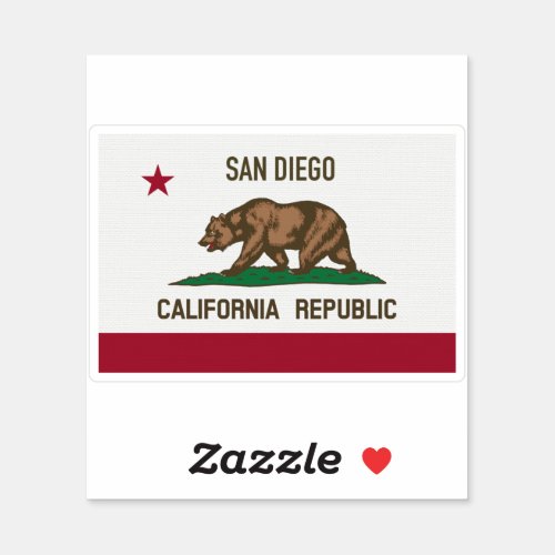 San Diego CA Sticker