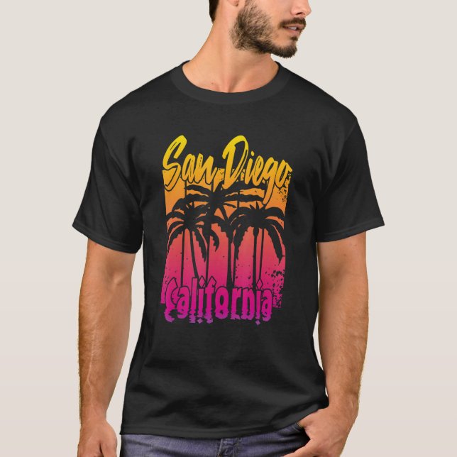 San Diego California 1 T-Shirt (Front)