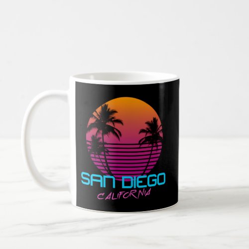 San Diego California 80S Coffee Mug