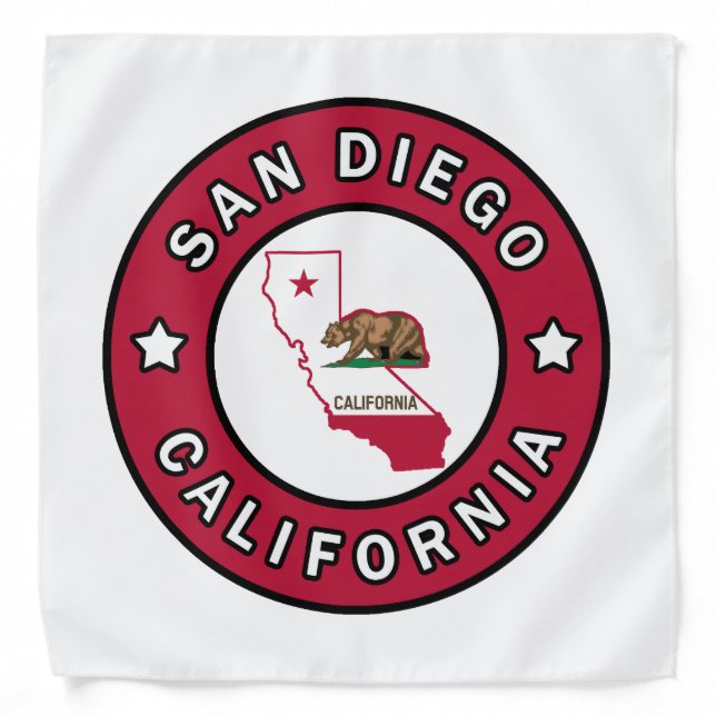 San Diego California Bandana (Front)