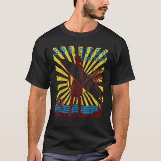 San Diego California Beach Surf Summer Vacation Vi T-Shirt