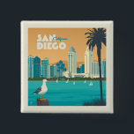San Diego, California Button<br><div class="desc">Anderson Design Group is an award-winning illustration and design firm in Nashville,  Tennessee. Founder Joel Anderson directs a team of talented artists to create original poster art that looks like classic vintage advertising prints from the 1920s to the 1960s.</div>