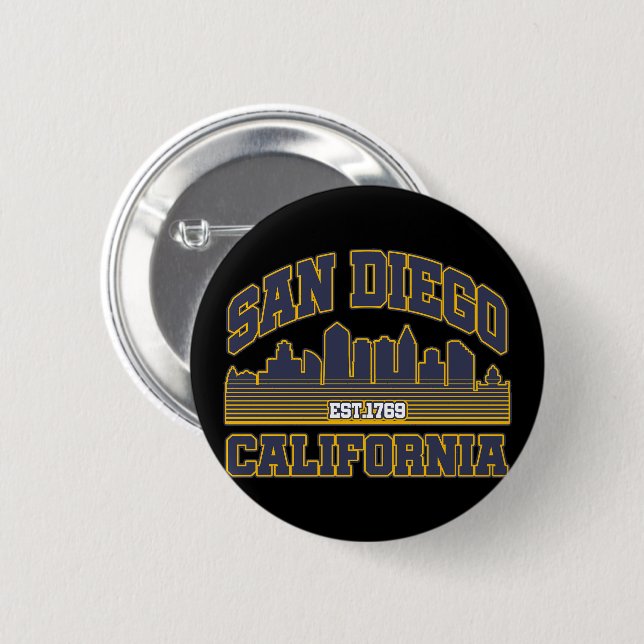 San Diego,California Button (Front & Back)