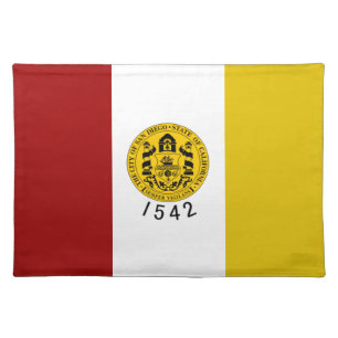 San Diego (California) City flag Cloth Placemat
