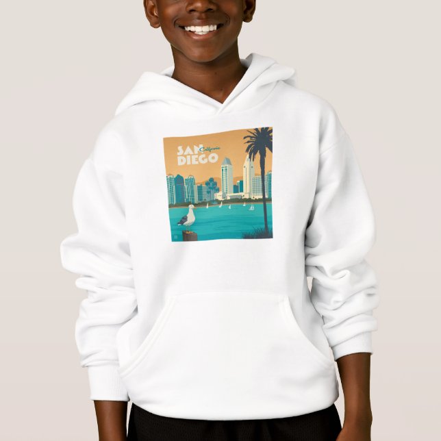 San Diego, California Hoodie (Front)