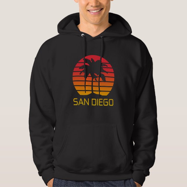 San Diego California  Hoodie (Front)