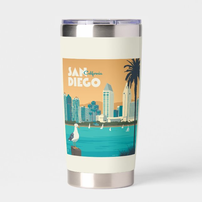 San Diego, California Insulated Tumbler (Front)