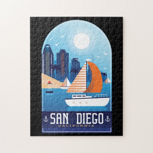 San Diego California Jigsaw Puzzle
