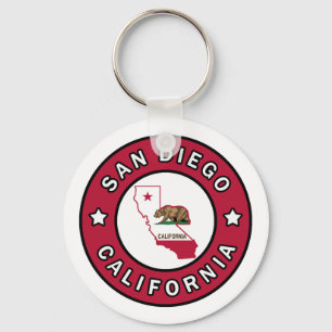 San Diego California Keychain