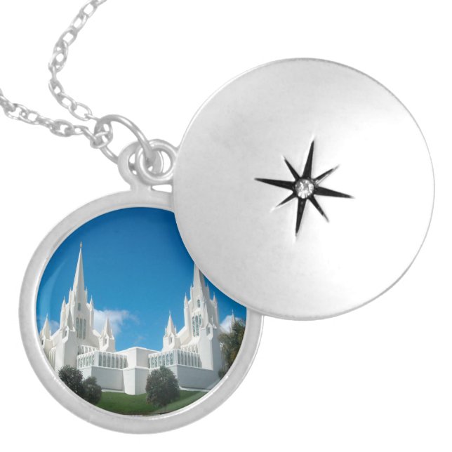 San Diego California LDS Temple Locket (Front)