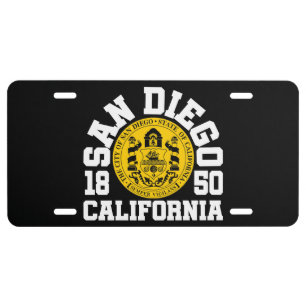 San Diego,California License Plate