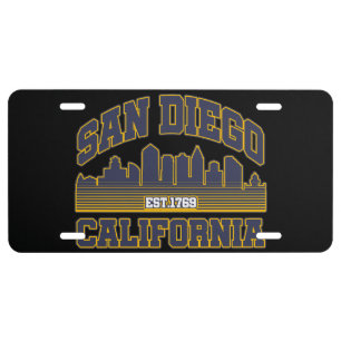San Diego,California License Plate