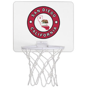 San Diego California Mini Basketball Hoop