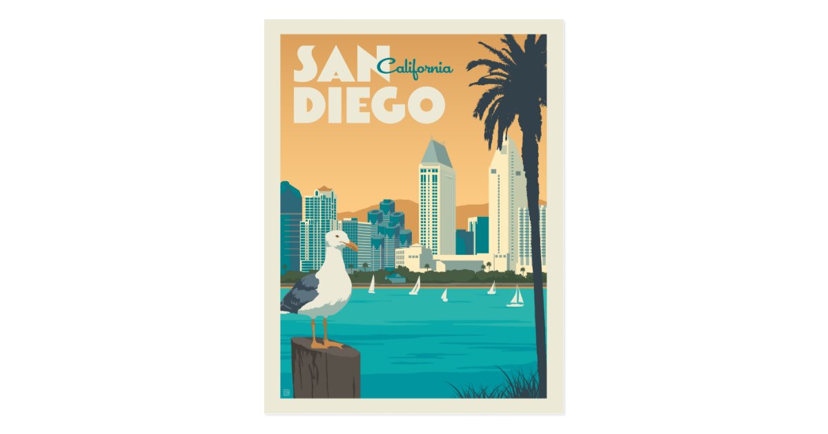San Diego, California Postcard