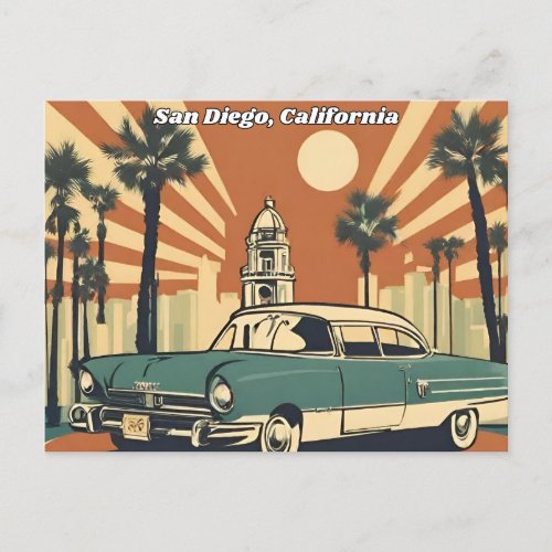 San Diego California Postcard