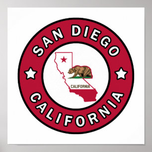 San Diego California Poster