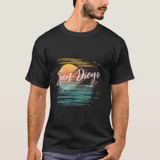 San Diego California Retro Style Colorful Casual G T-Shirt