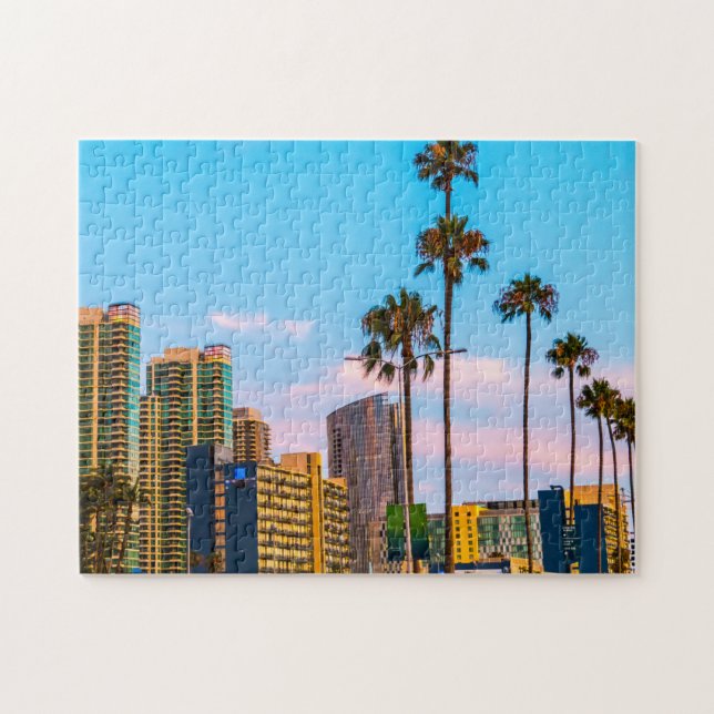 San Diego California Scenic Puzzles California Art (Horizontal)