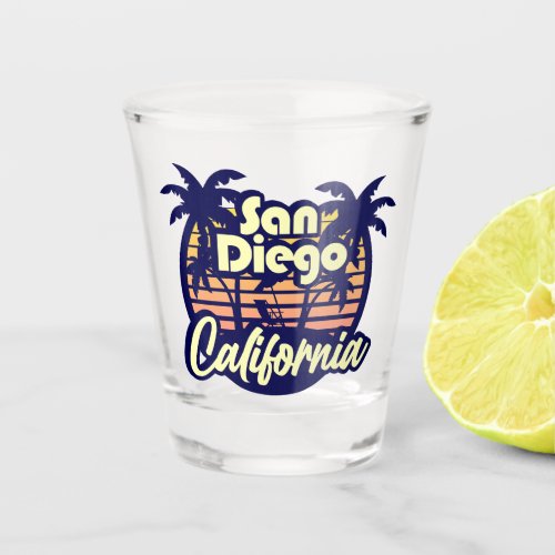 San Diego California Shot Glass