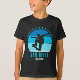 San Diego California Skateboarder Urn Skateboardin T-Shirt