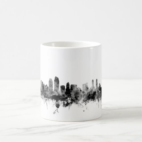 San Diego California Skyline Coffee Mug