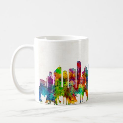 San Diego California Skyline Coffee Mug