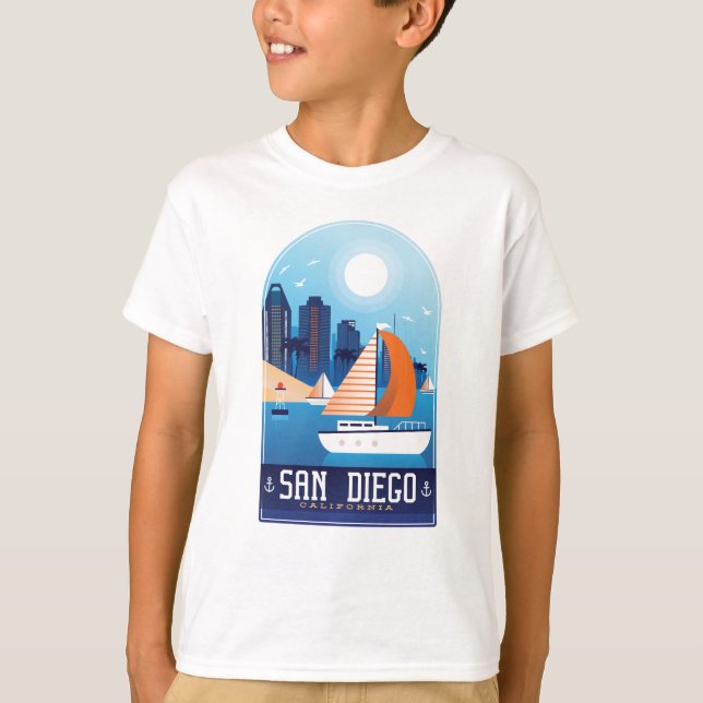 San Diego California T-Shirt (Front)