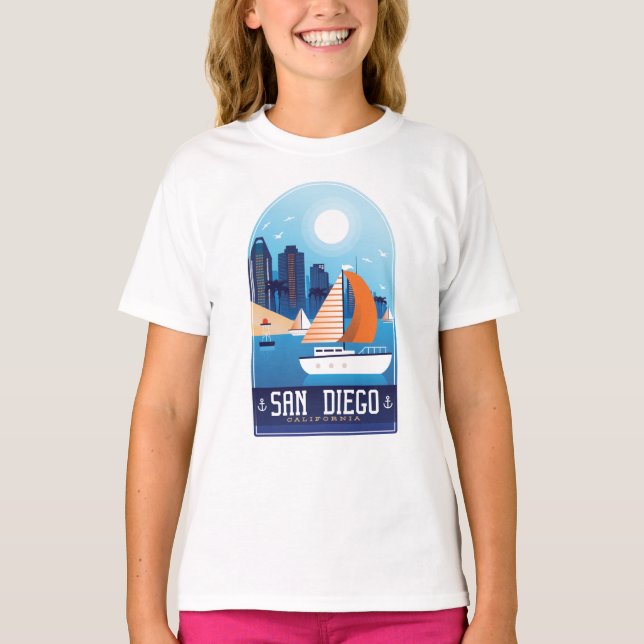 San Diego California T-Shirt (Front)