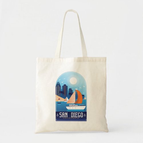 San Diego California Tote Bag