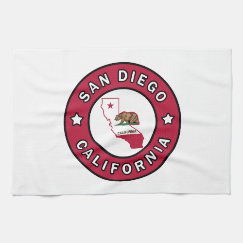 San Diego California Towel