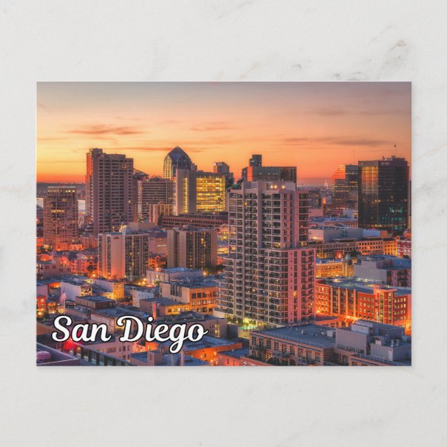 San Diego, California, USA Postcard (Front)